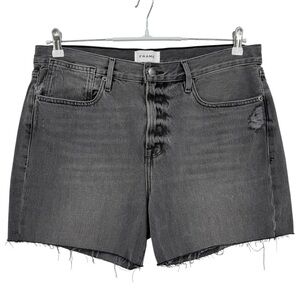 Frame Le Tour in Acera Wash Denim Cutoff Shorts Size 31 NEW